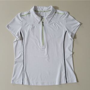 Tail Women's White Short Sleeve Golf Shirt